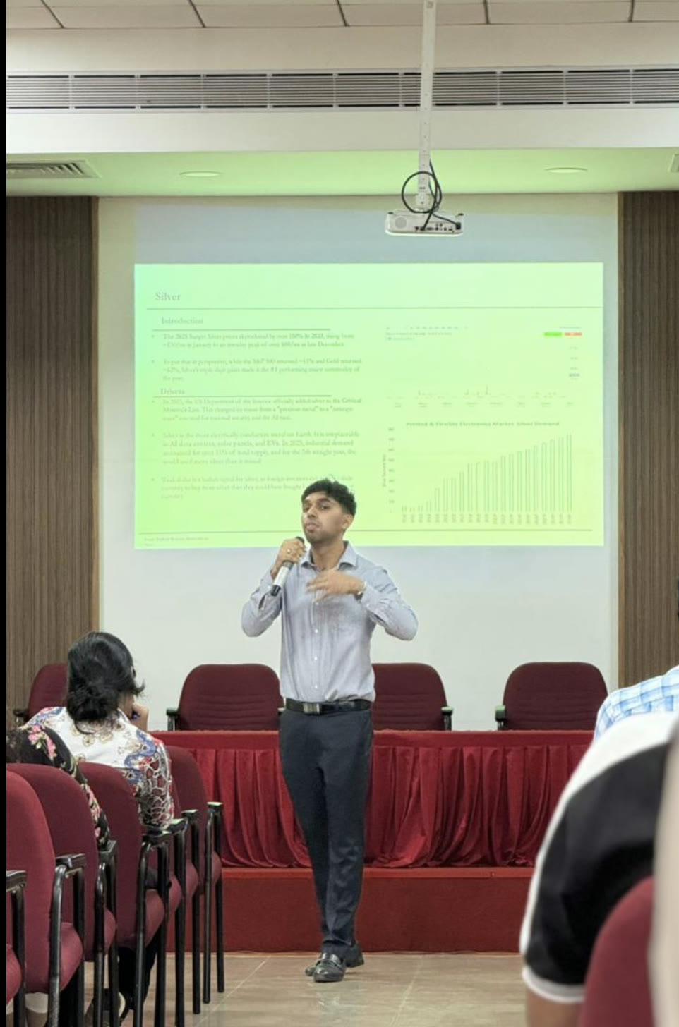 Invited lecture on global financial markets, SJEC India